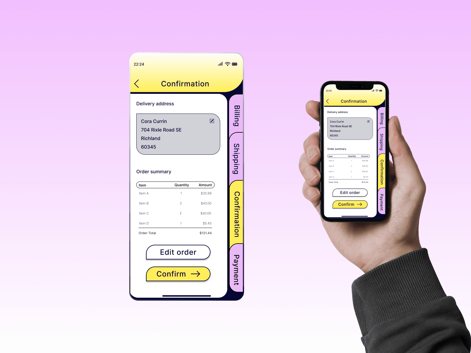 image of a woman hiking