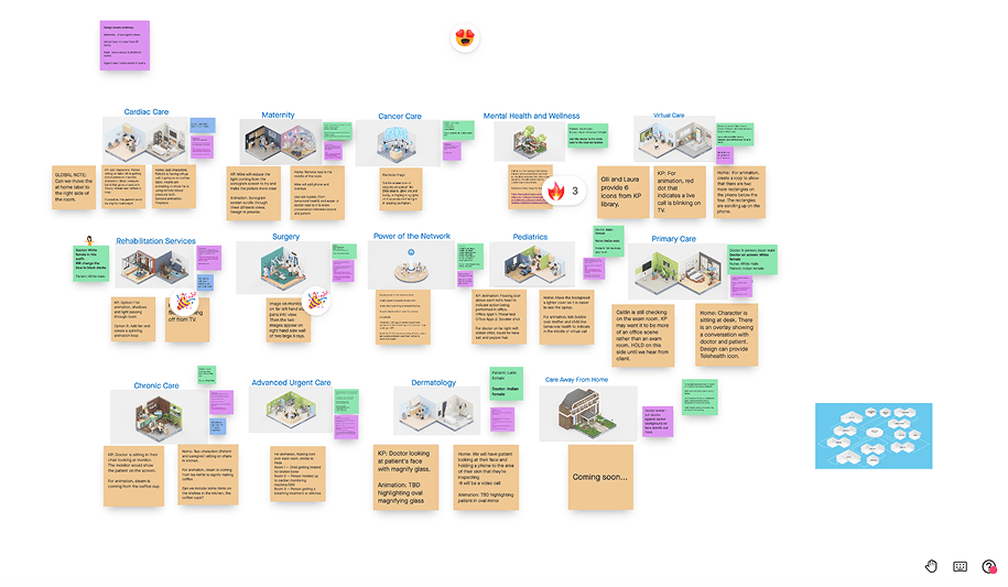 3D abstract art of health network
