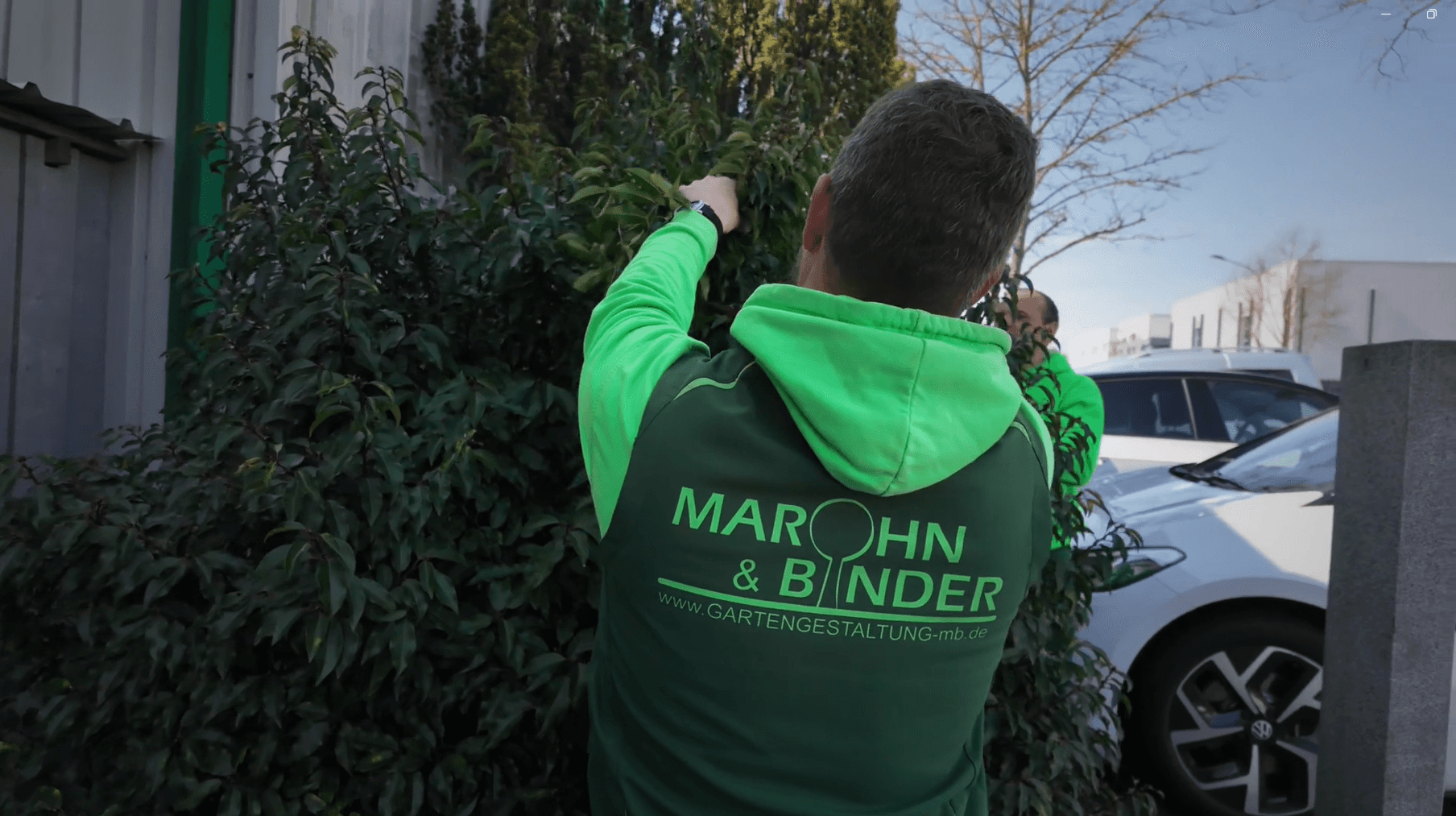 Marohn & Binder Mitarbeiter beim Gartenbau und Landschaftsbau. , Marohn & Binder Gartenbau