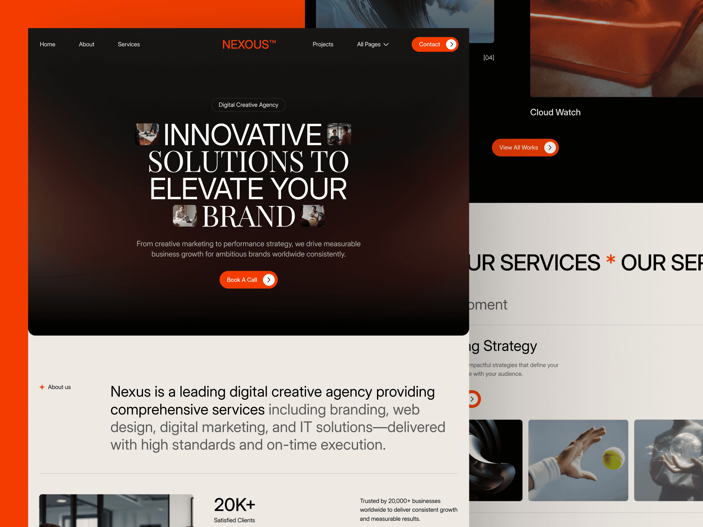 framer marketing agency template