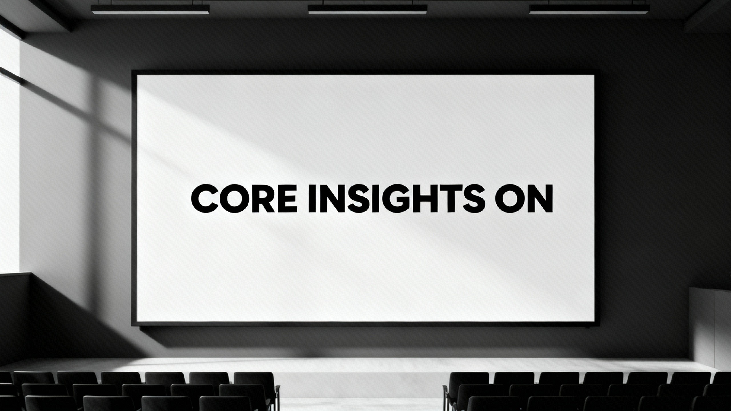 Core Insights on laptop screen