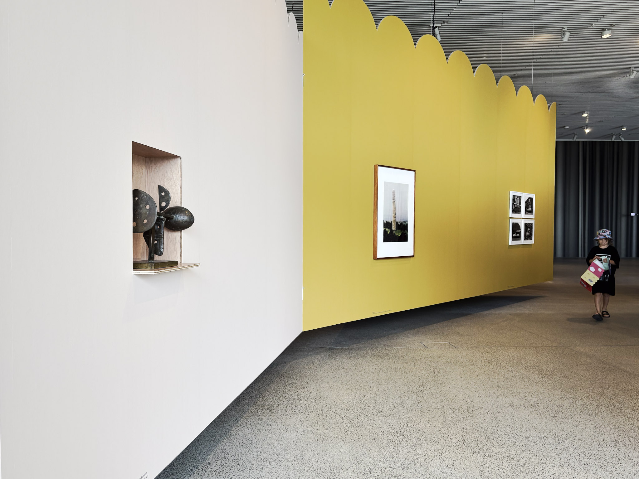 suspended exhibition panels