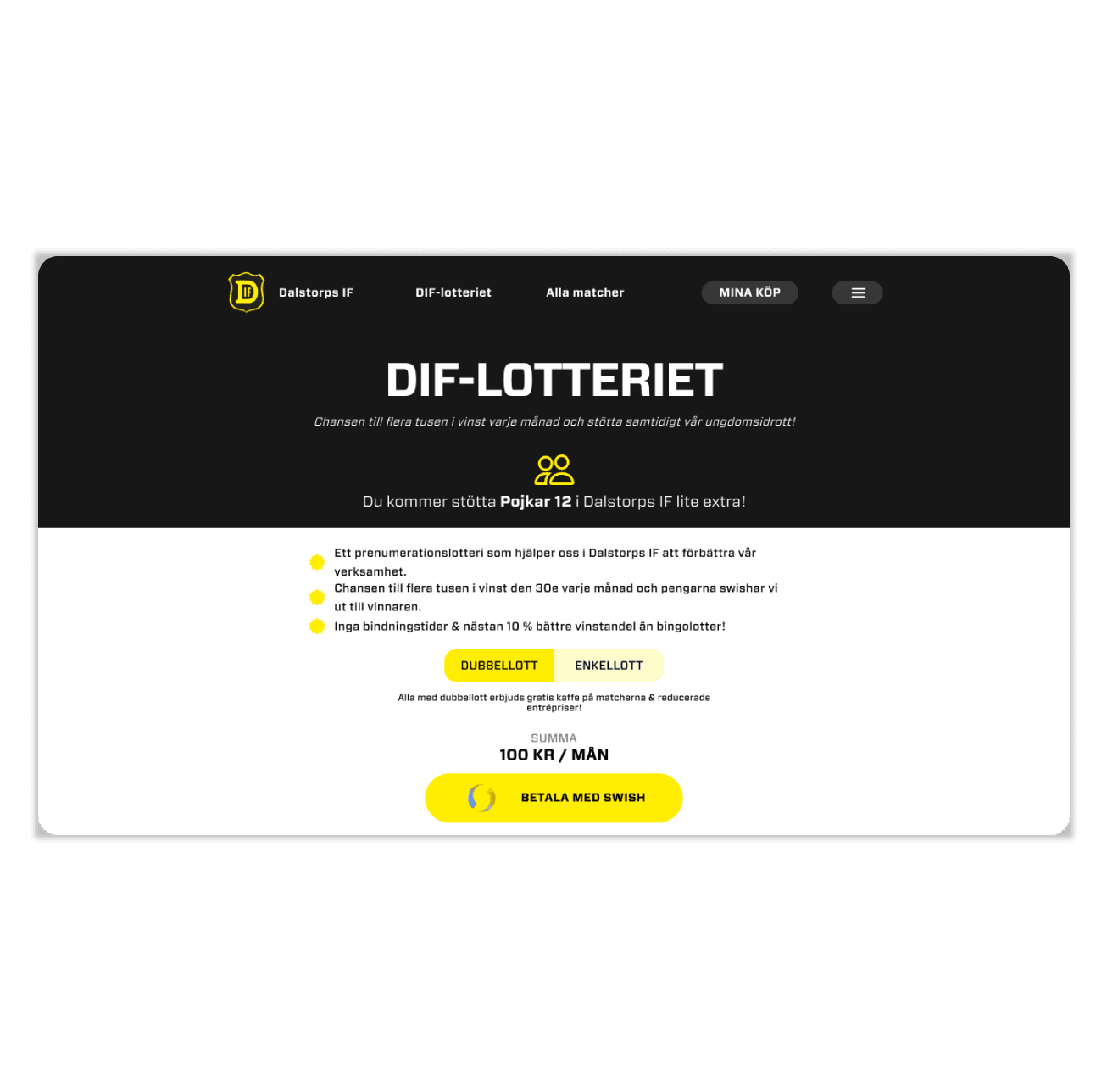 Köp av prenumerationslotter