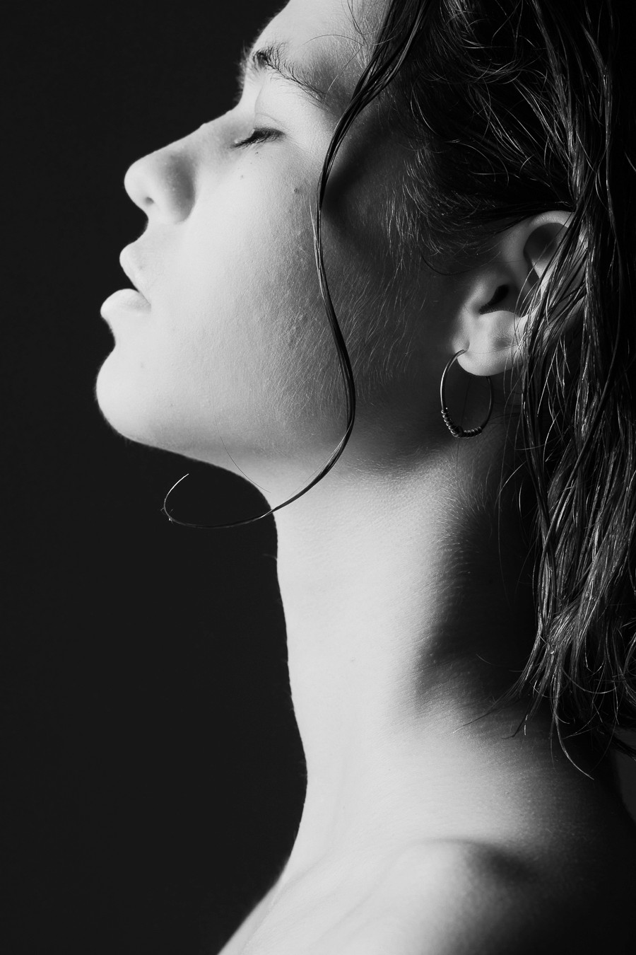 Butterfly Contrast Portrait