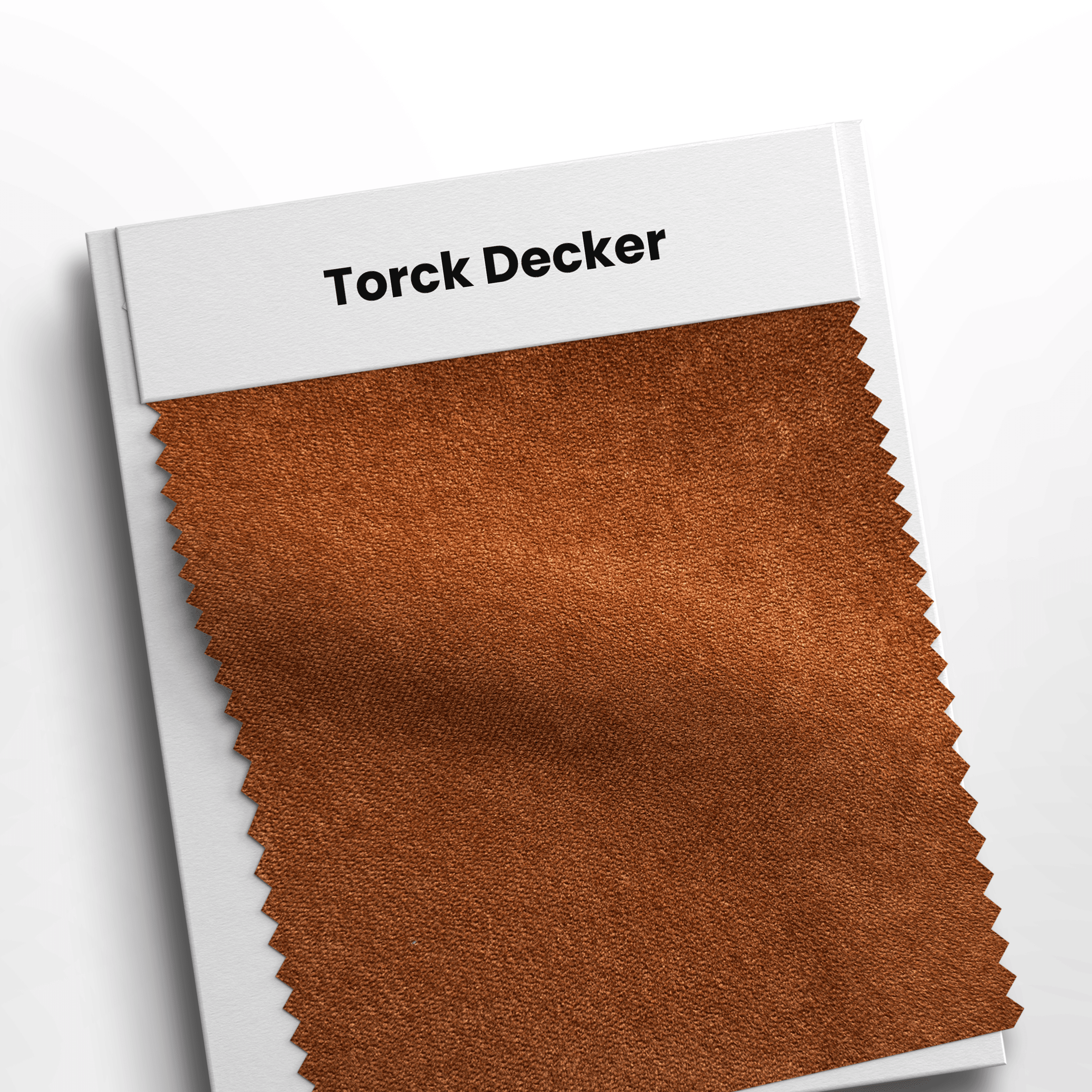 Mostruário de tecido Torck Decken cor 60 Terracota