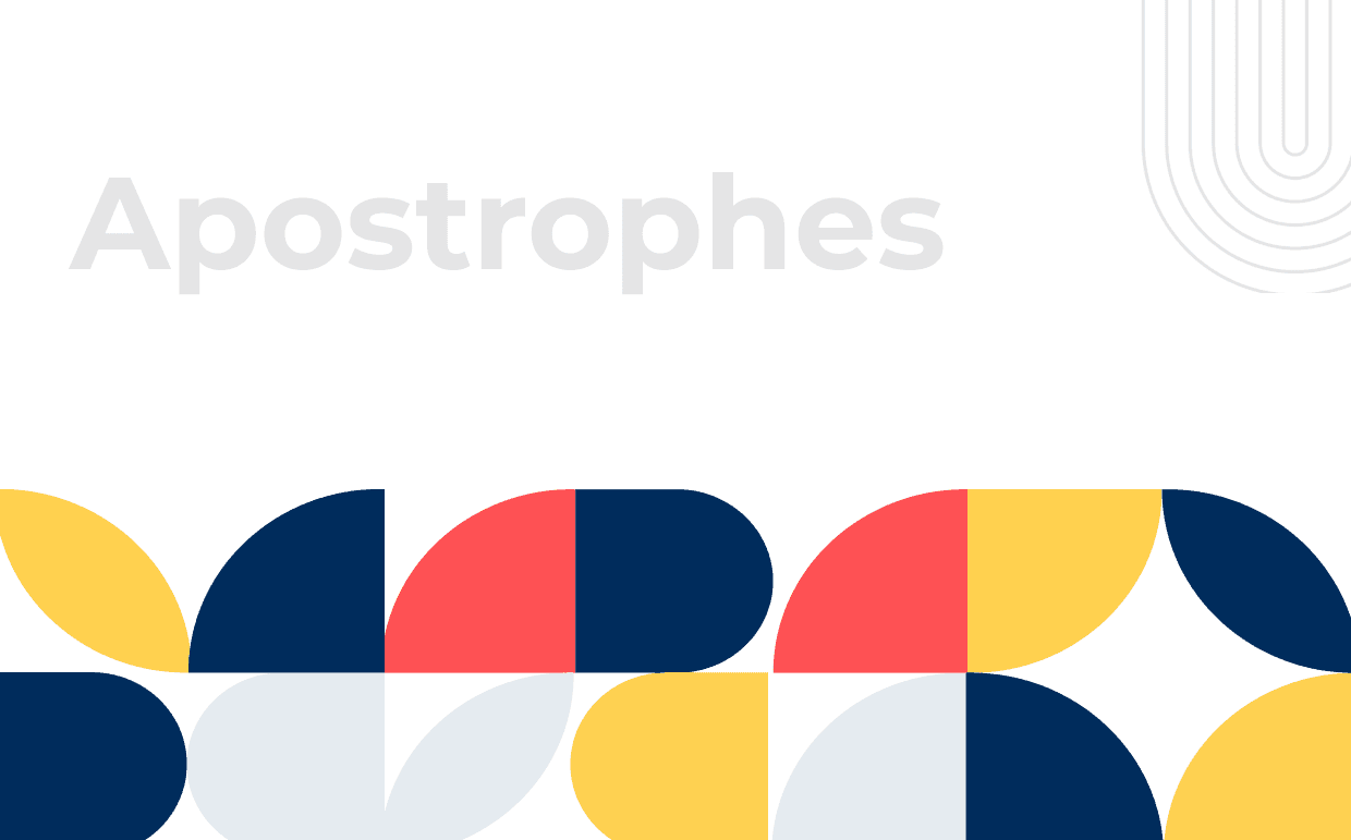 Apostrophes in English