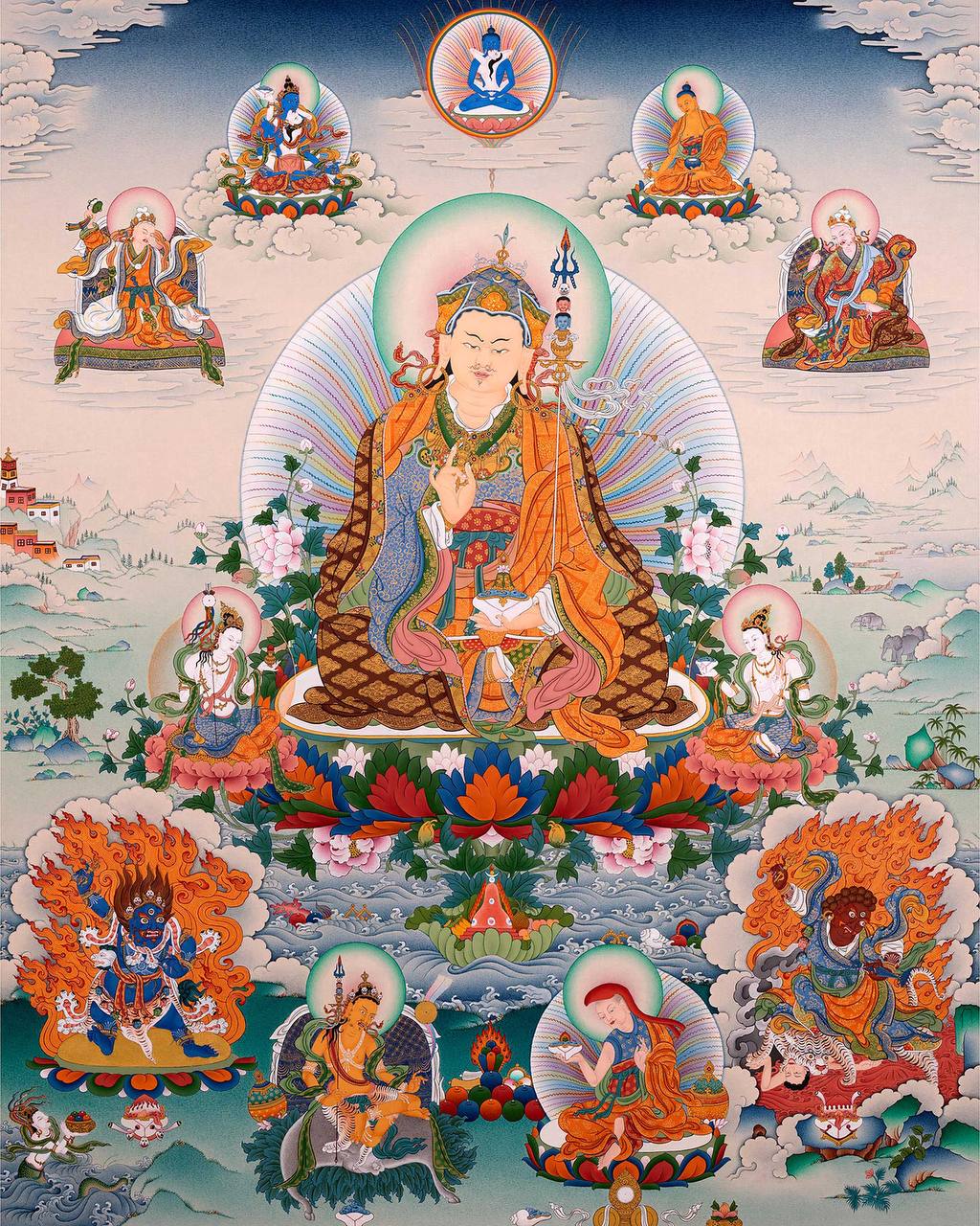 Guru Rinpoche painting