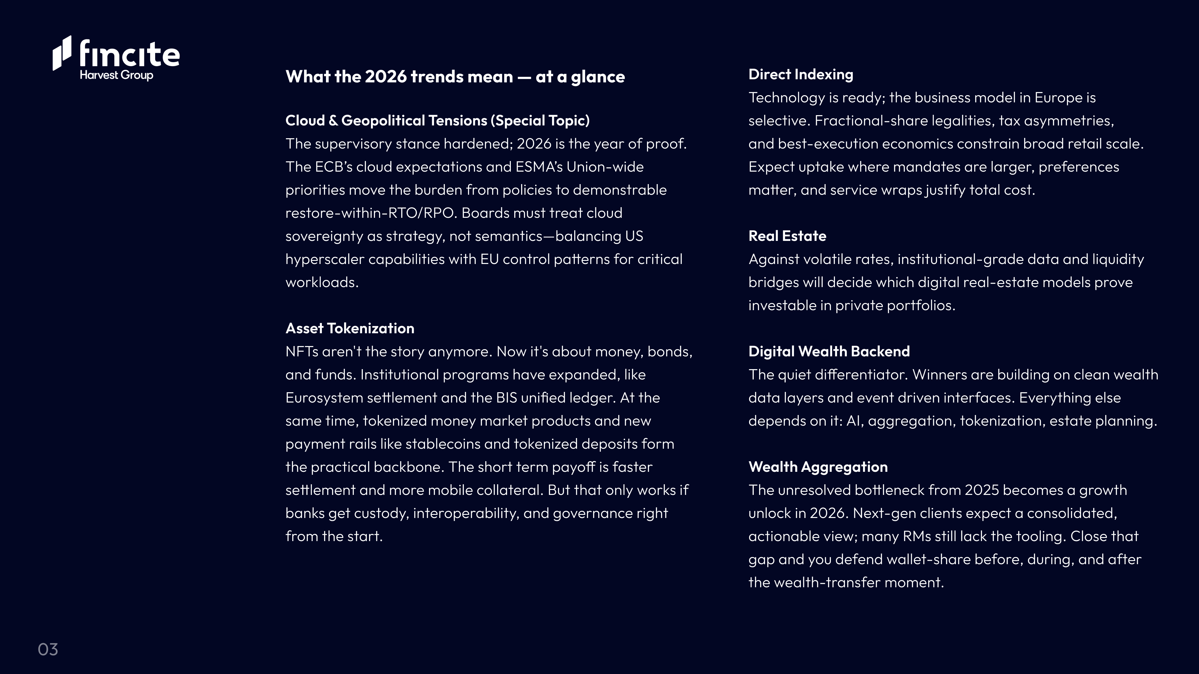 Einführung Seite 2 des WealthTech Radars 2026