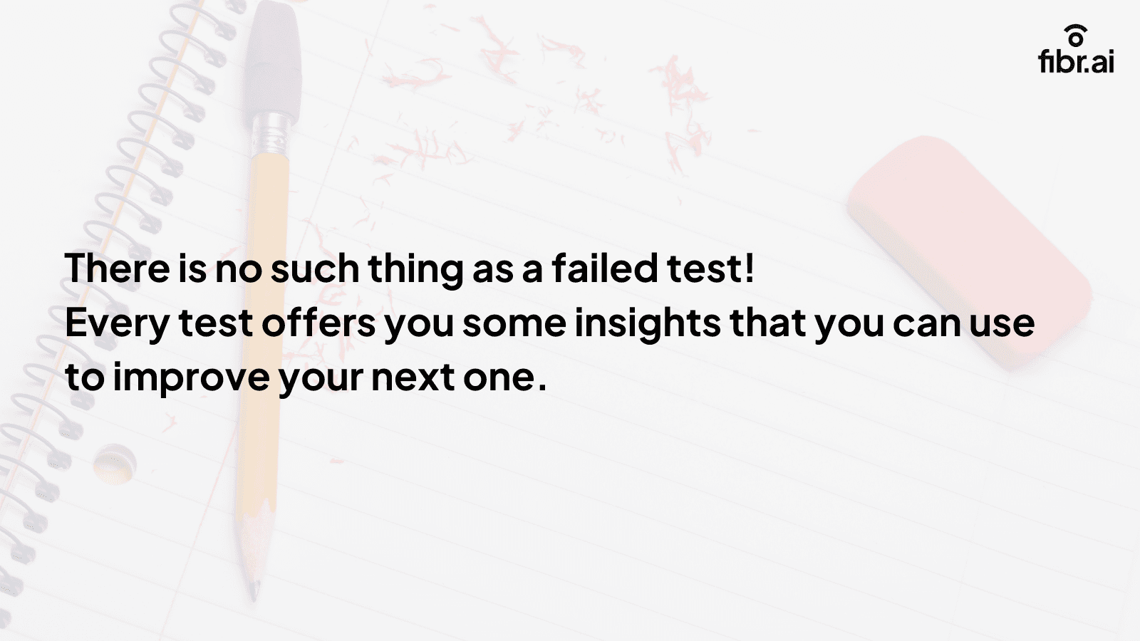 Learning from Failed Tests