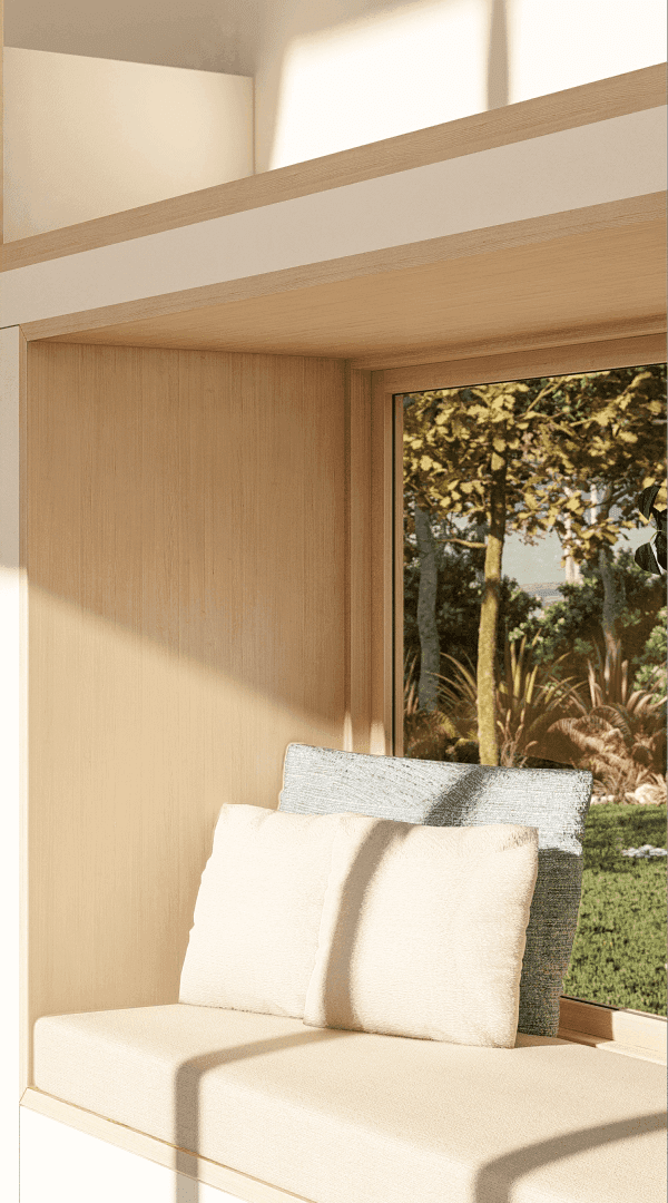 Luna 9.5m/32ft Tiny House Daybed