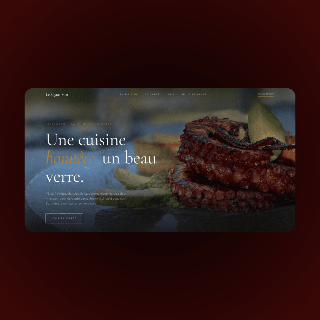 Projet Restaurant