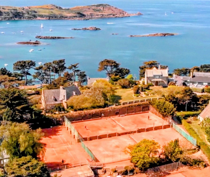 Vue du ciel Tennios Trébeurden