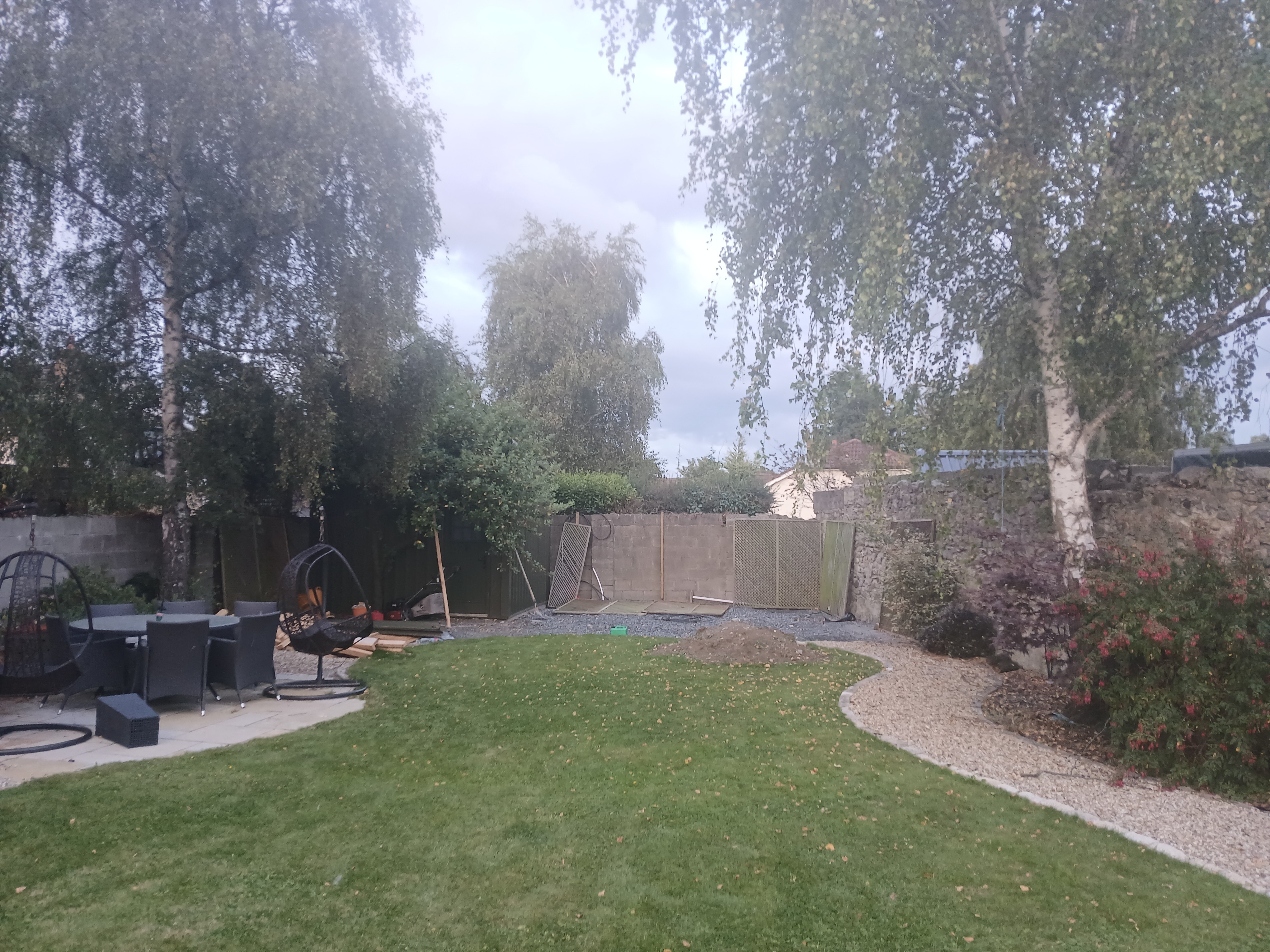 Garden before redesign, South Dublin