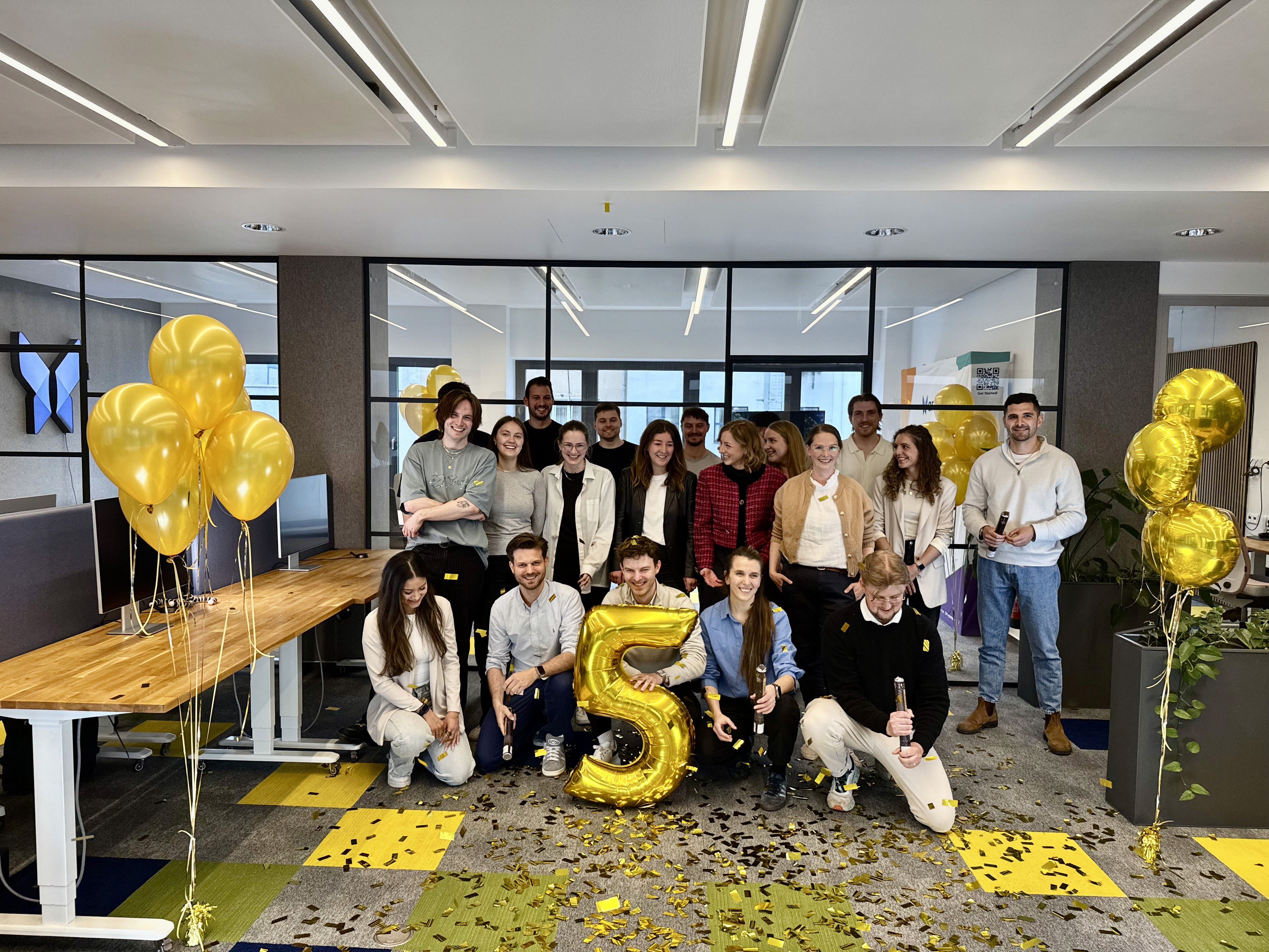 Une photo de groupe de l’équipe anny