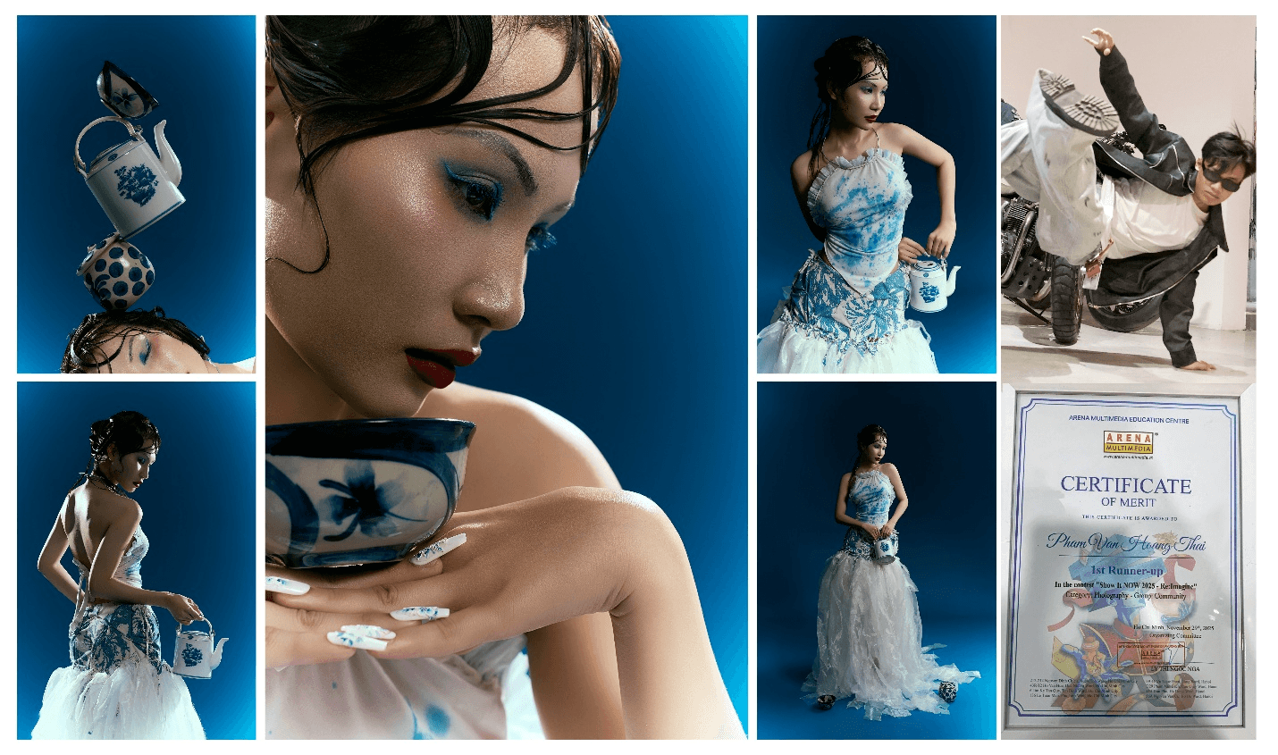 A collage of a person in a dress

AI-generated content may be incorrect.