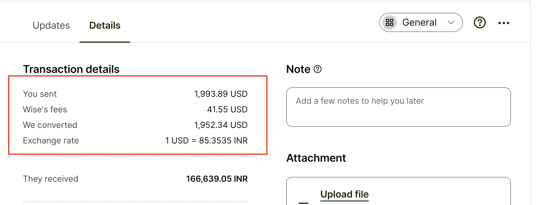 Fee Visibility Before Conversion