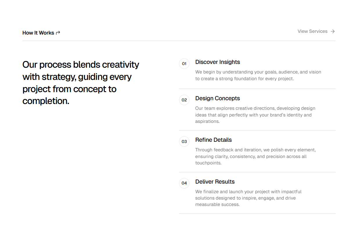 Framer How it Works Section Component