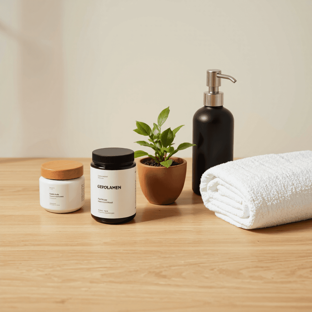 product photography of diet supplement bottles