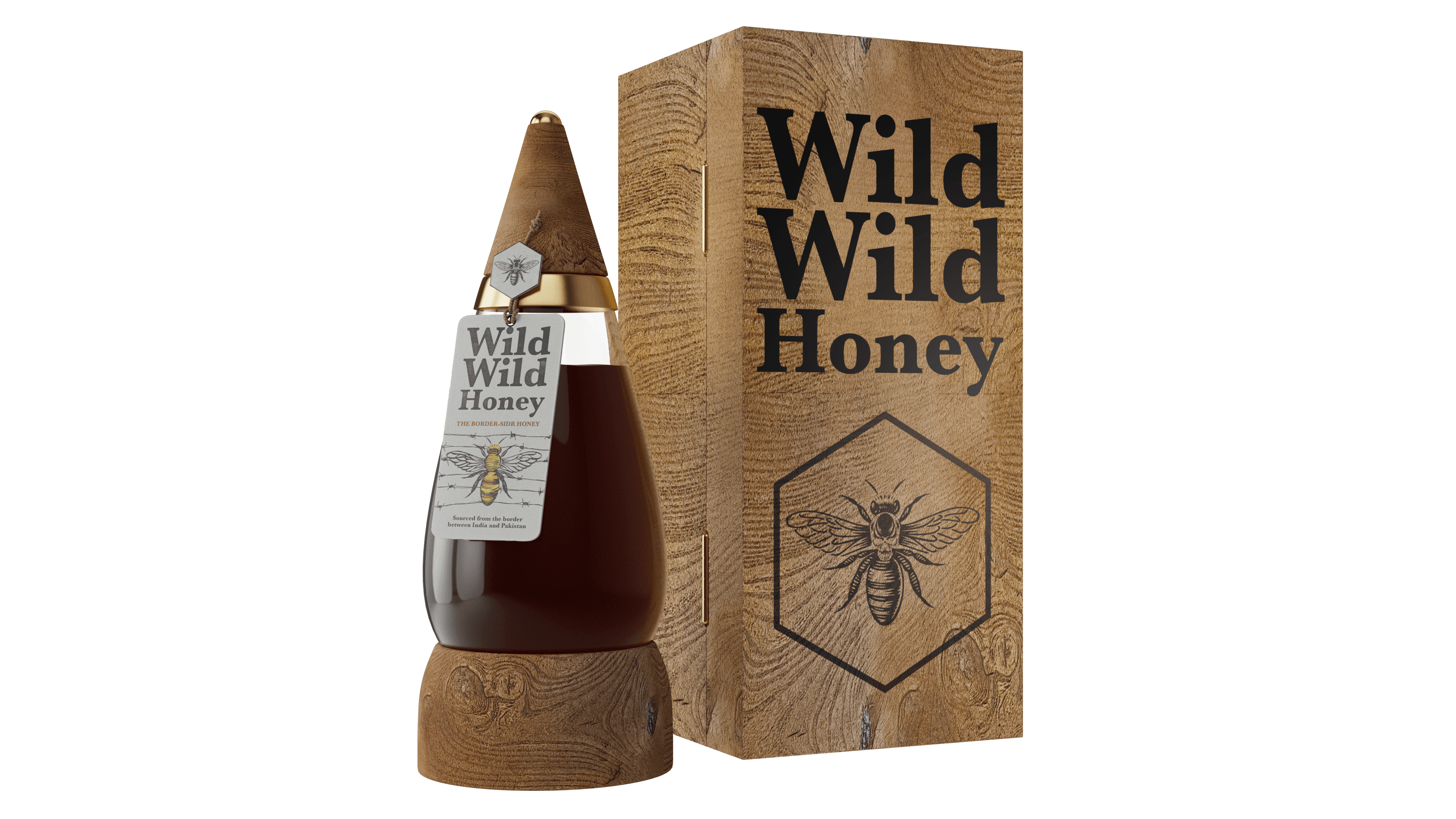 Black and white wave