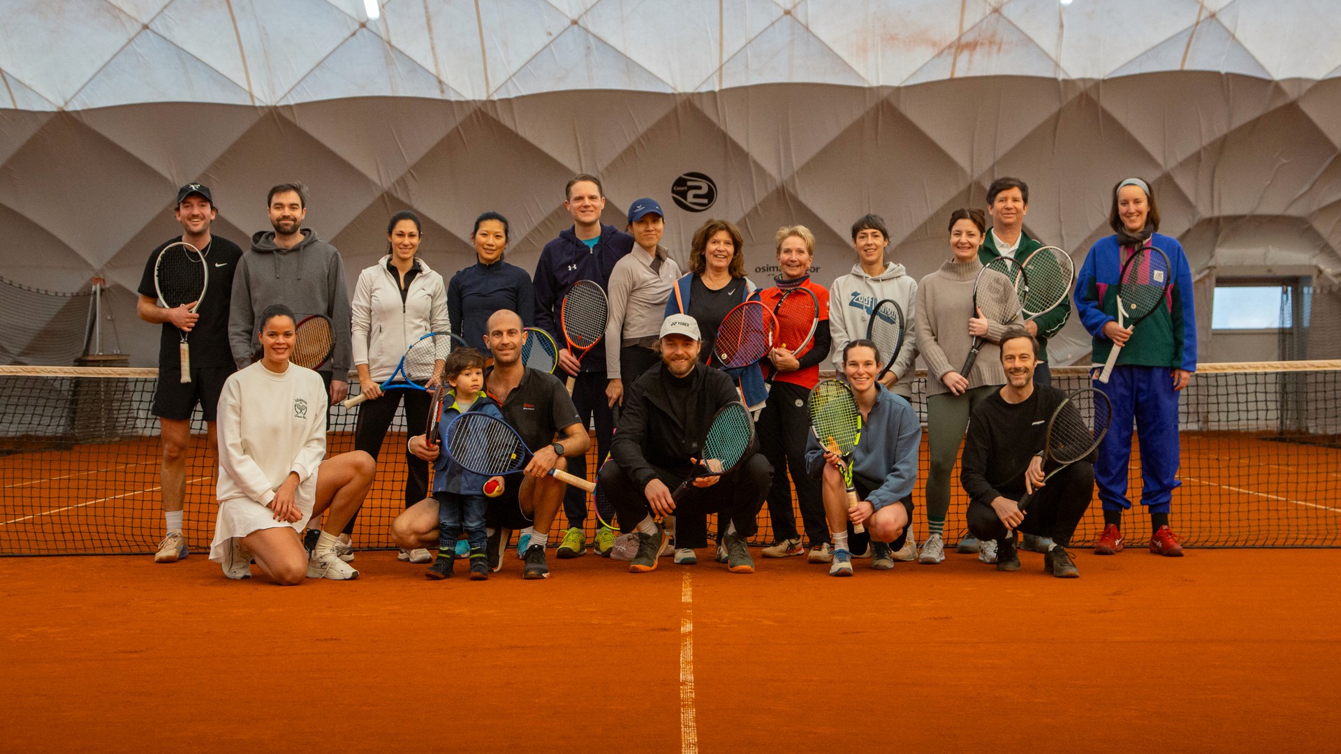 Tenniscamp Neujahr 2026 Gruppenbild