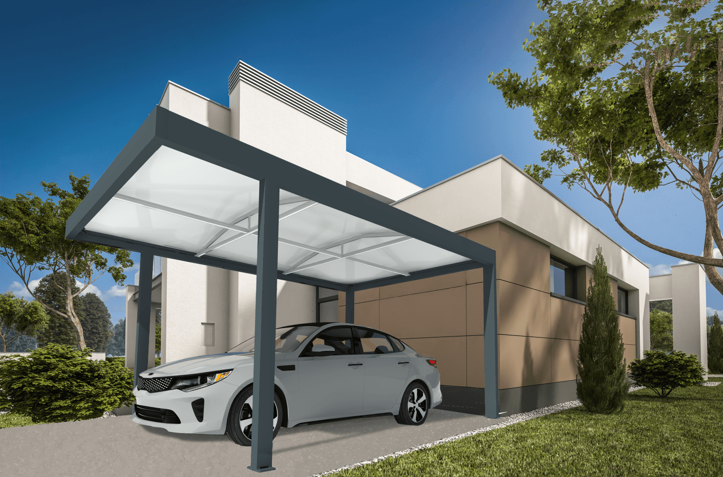 Acqua Terra Carport voiture