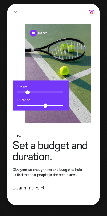 Budget + duration — Boost Hub mobile lesson
