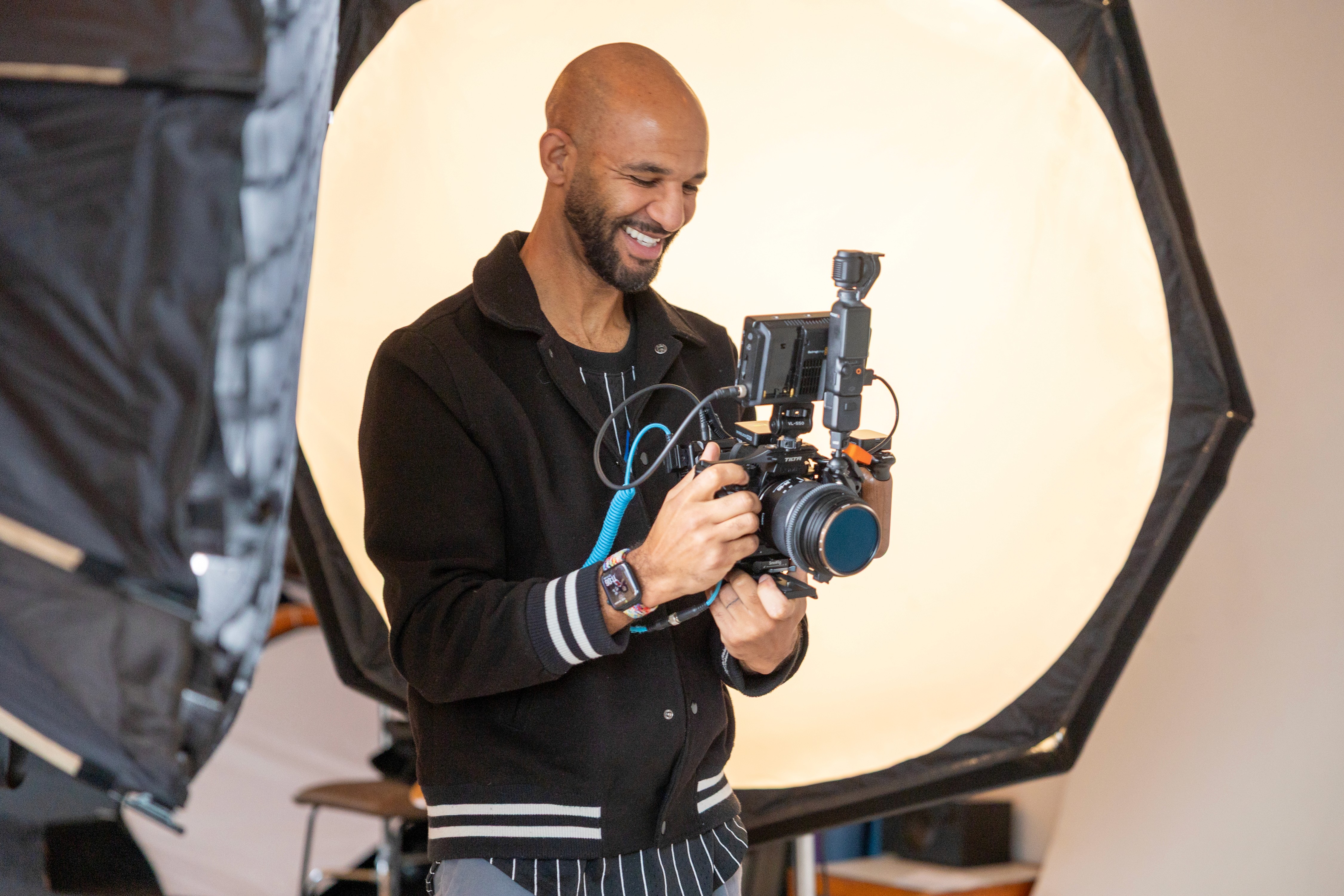 Portrait of Dave Lawal, Videographer at Official Partner