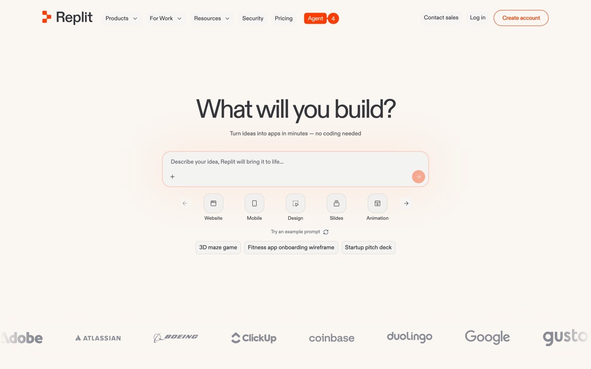 Best AI Coding Agent UX with Replit Agent