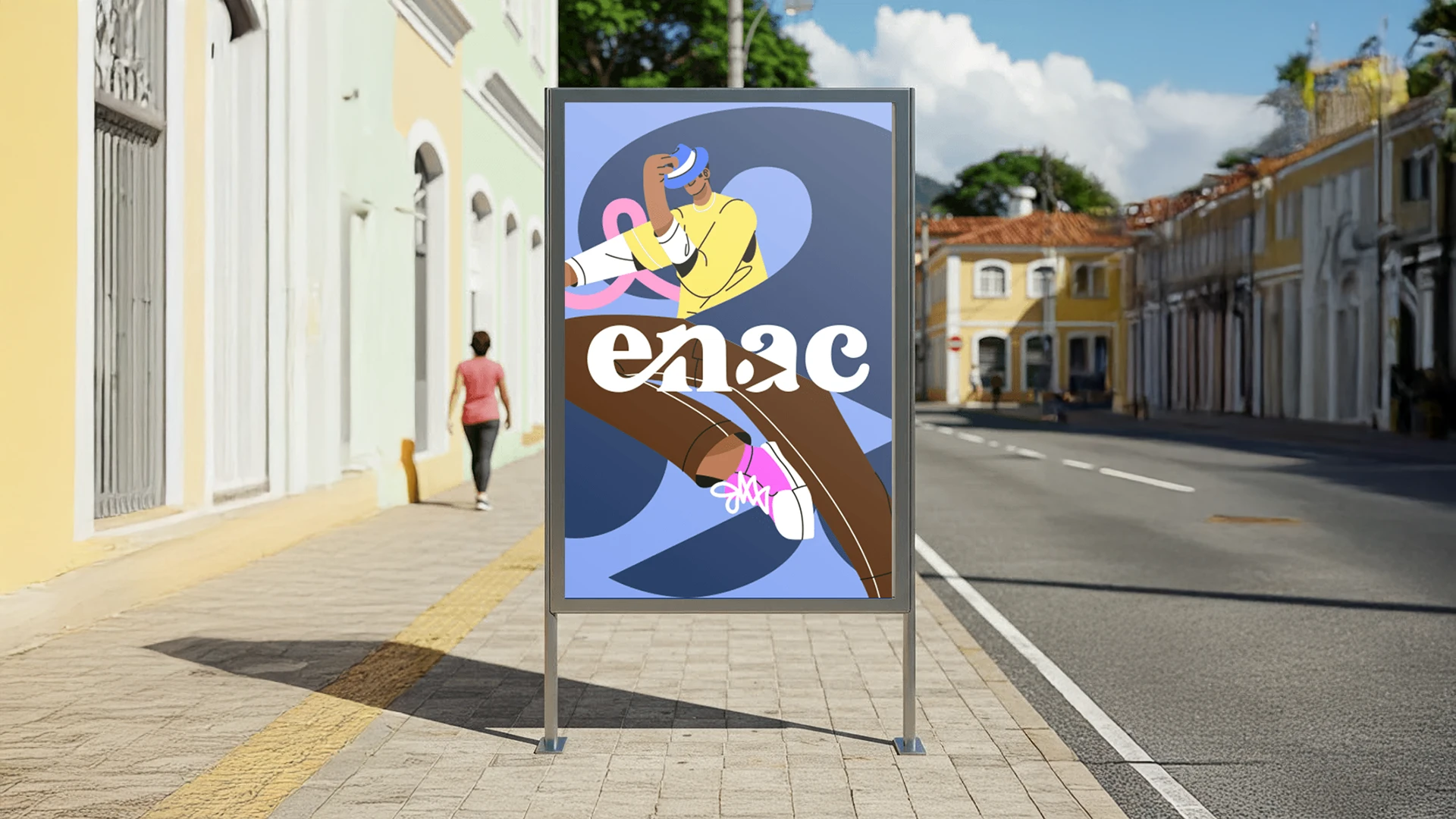 Mockup street advertisment