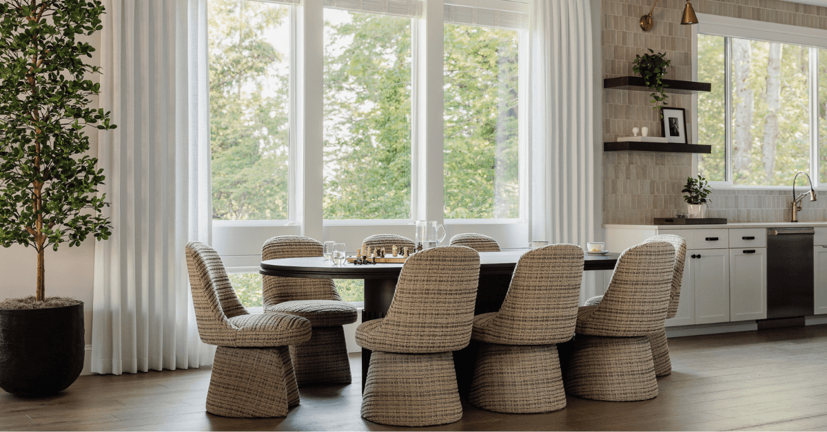 We’re so excited to share details from The Norkirk House: Kitchen Nook –– one of our favorite interior design + professional organizing projects in Kirkland, WA.