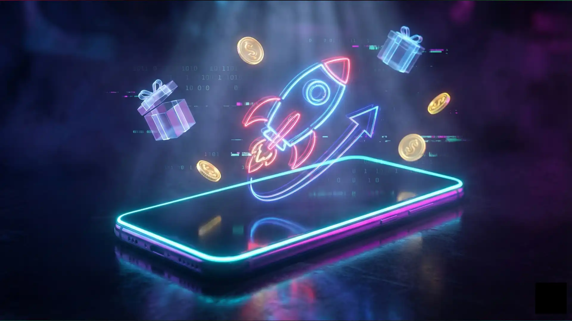 Concept art depicting TikTok Shop's New Product Rewards program as a cheat code for boosting sales momentum.