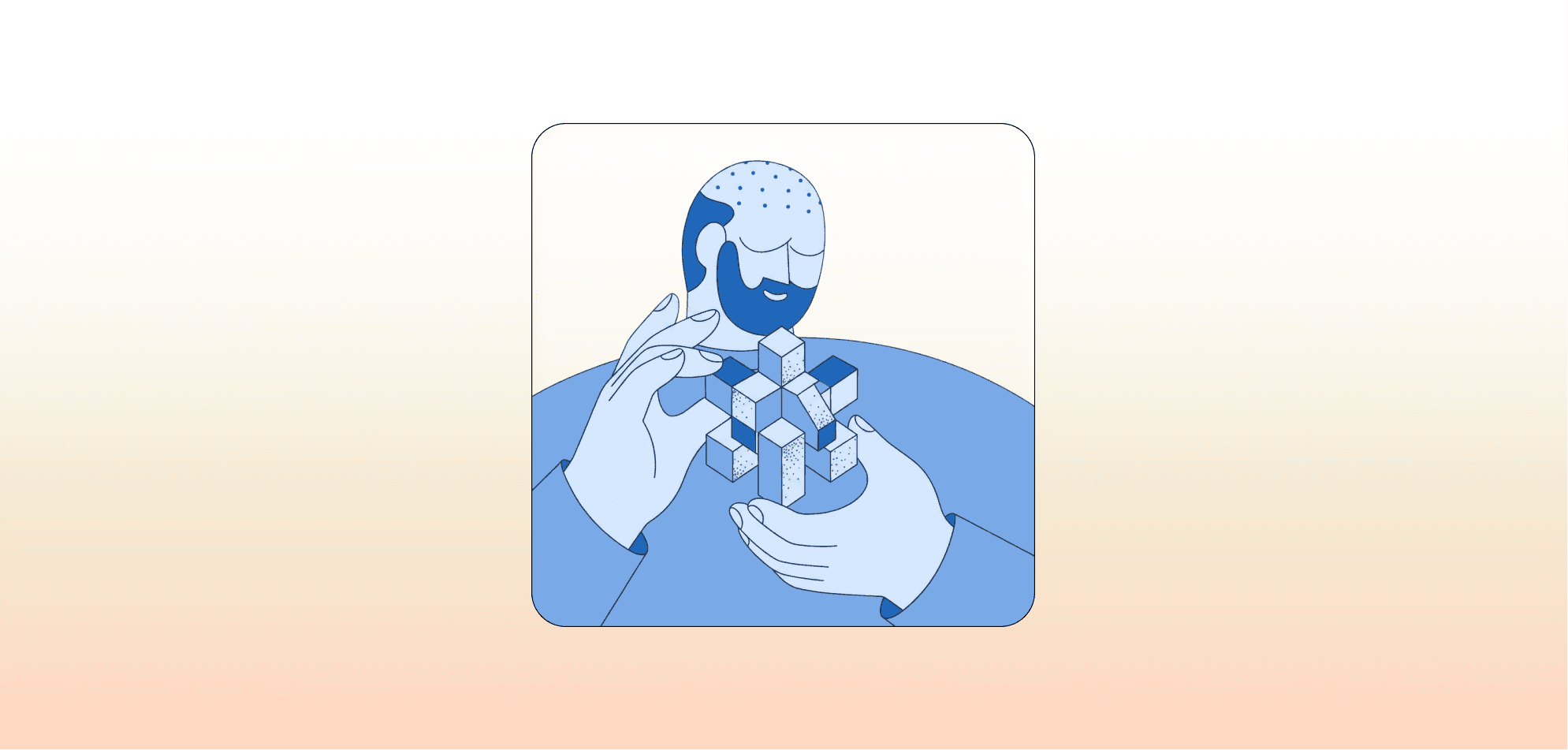 man figuring out the difference between FUE, FUT, DHI