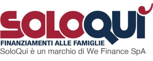 logo SoloQui - Finanziamenti alle famiglie - Marchio di WeFinance S.p.A