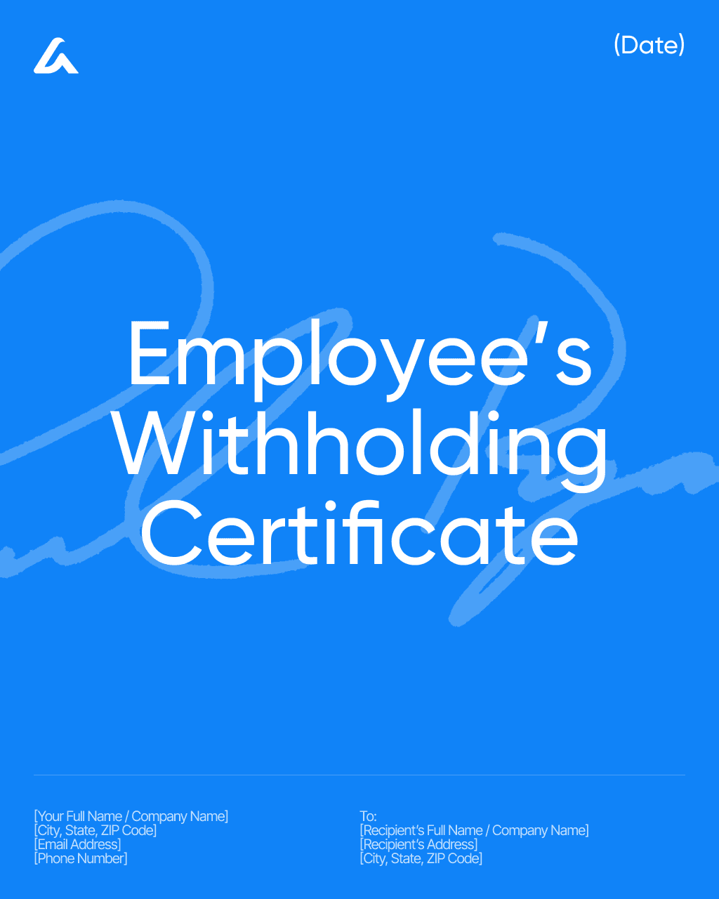 Employee’s Withholding Certificate