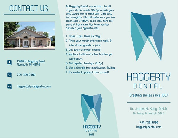 Dental Brochure Design | | Brochure design, Brochure, Dental