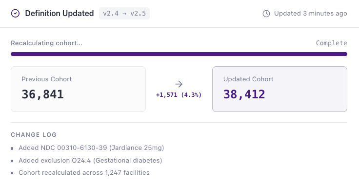 Market basket instant iteration