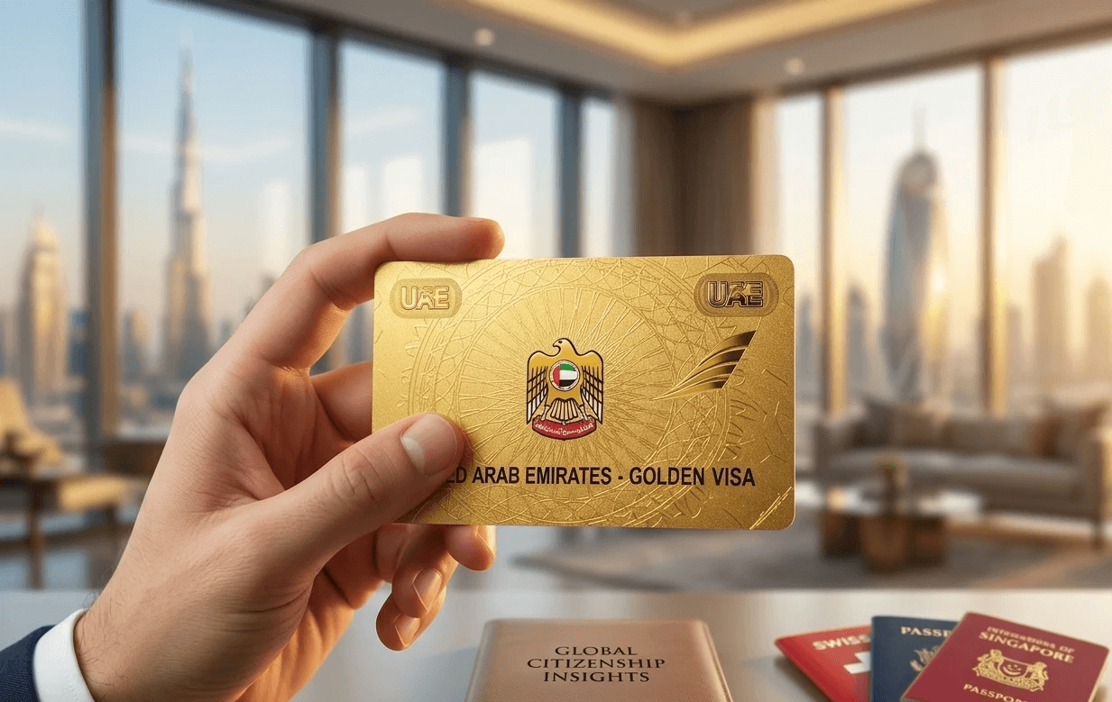 بطاقة الإقامة الذهبية في الإمارات التي تمنح مزايا إقامة مستثمر طويلة الأجل