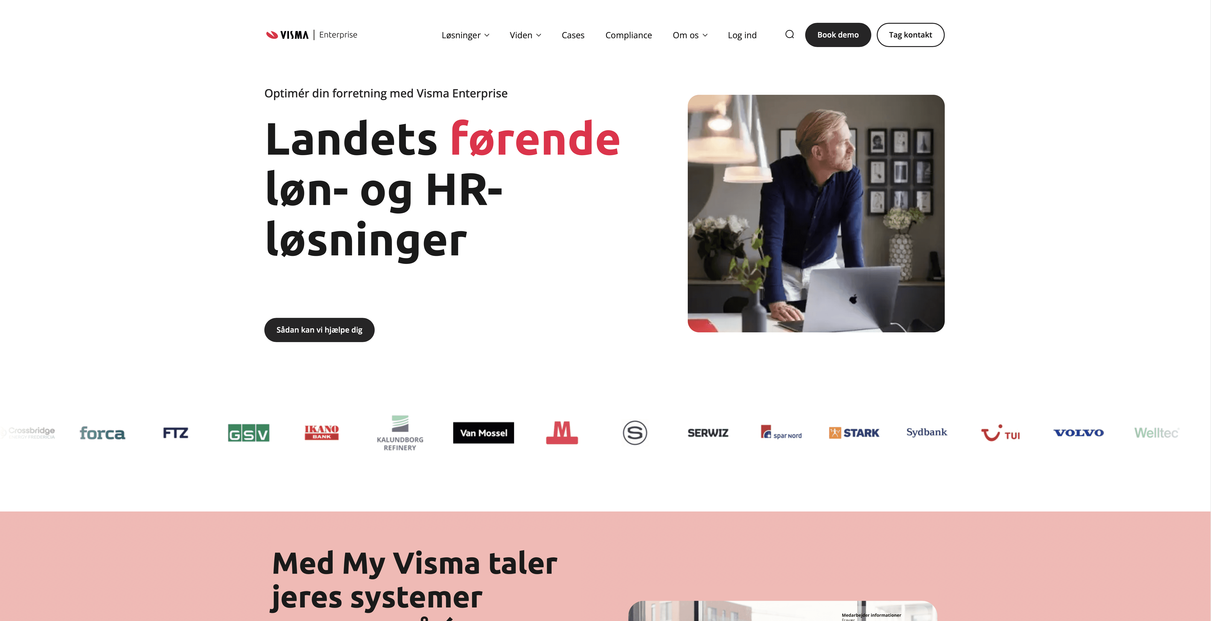 Screenshot of the main dashboard with gradients as background