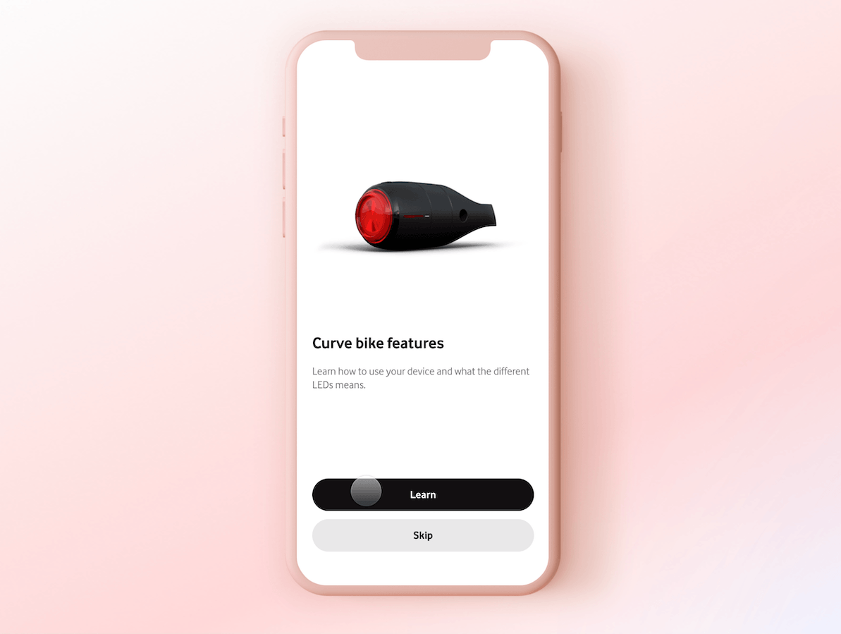 curve bike features