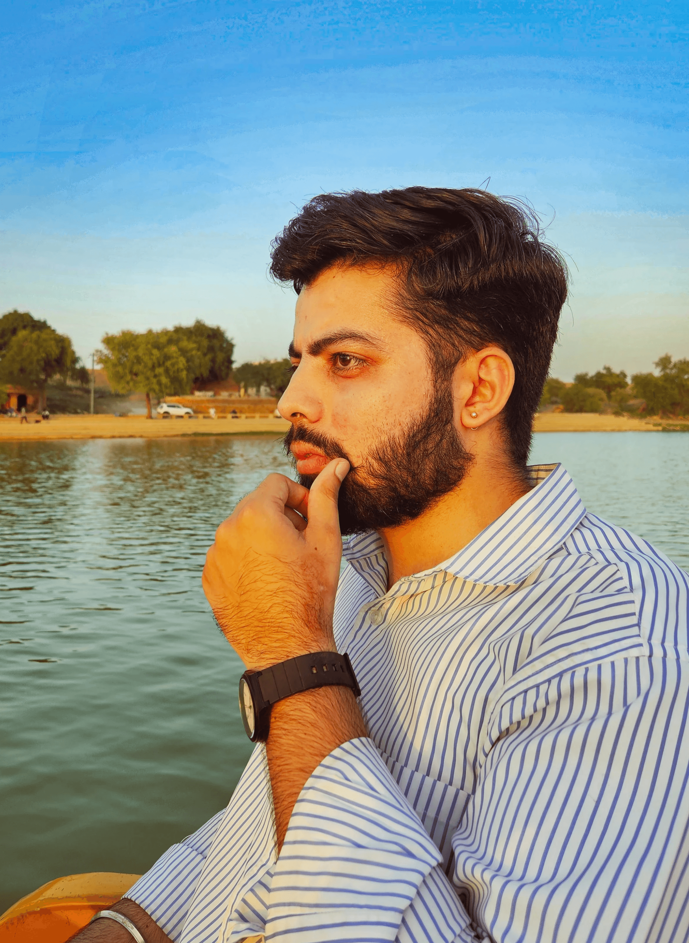 Portrait of portfolio creator