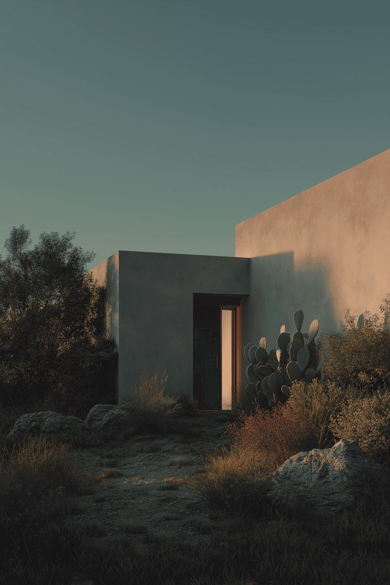 modern minimal villa