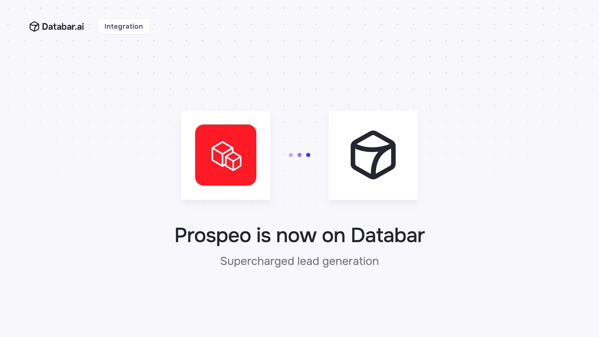 Prospeo is now on Databar — integration announcement