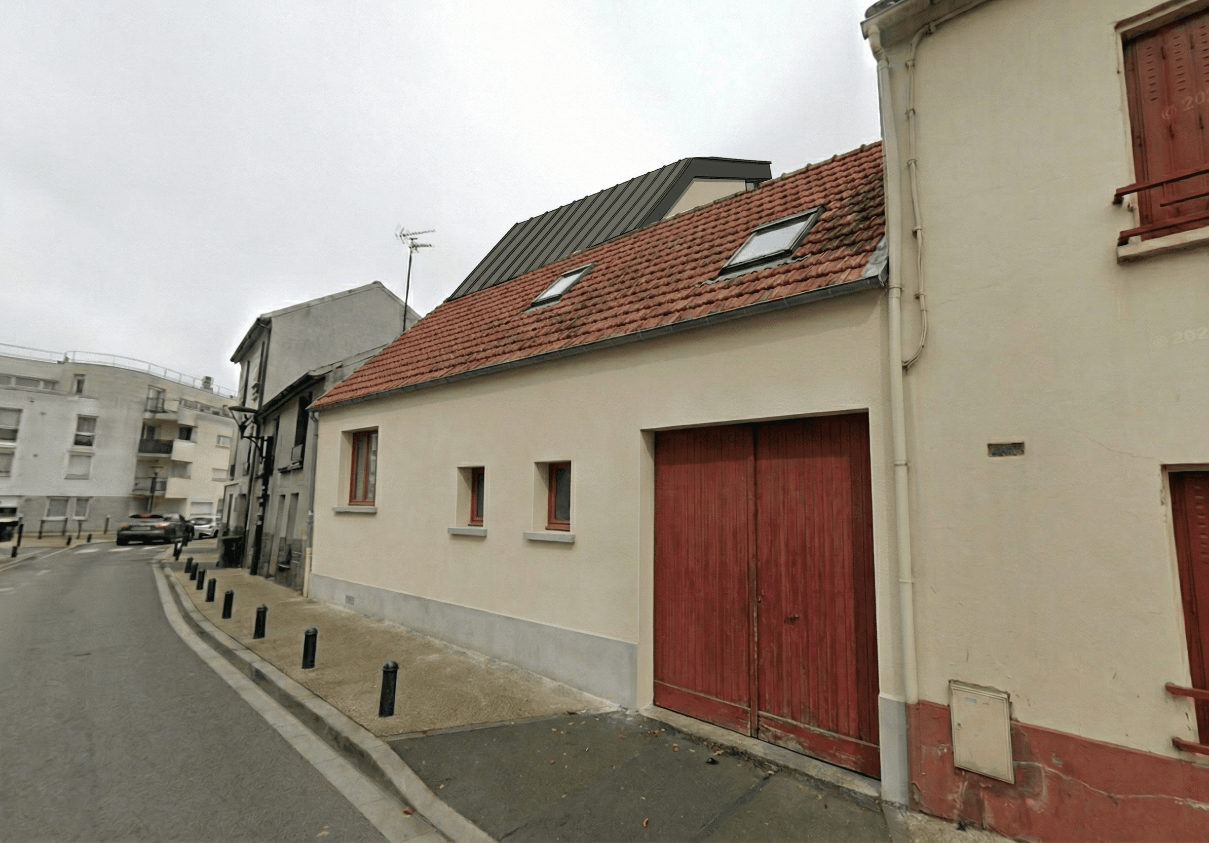 Maison Romainville Extension Toiture