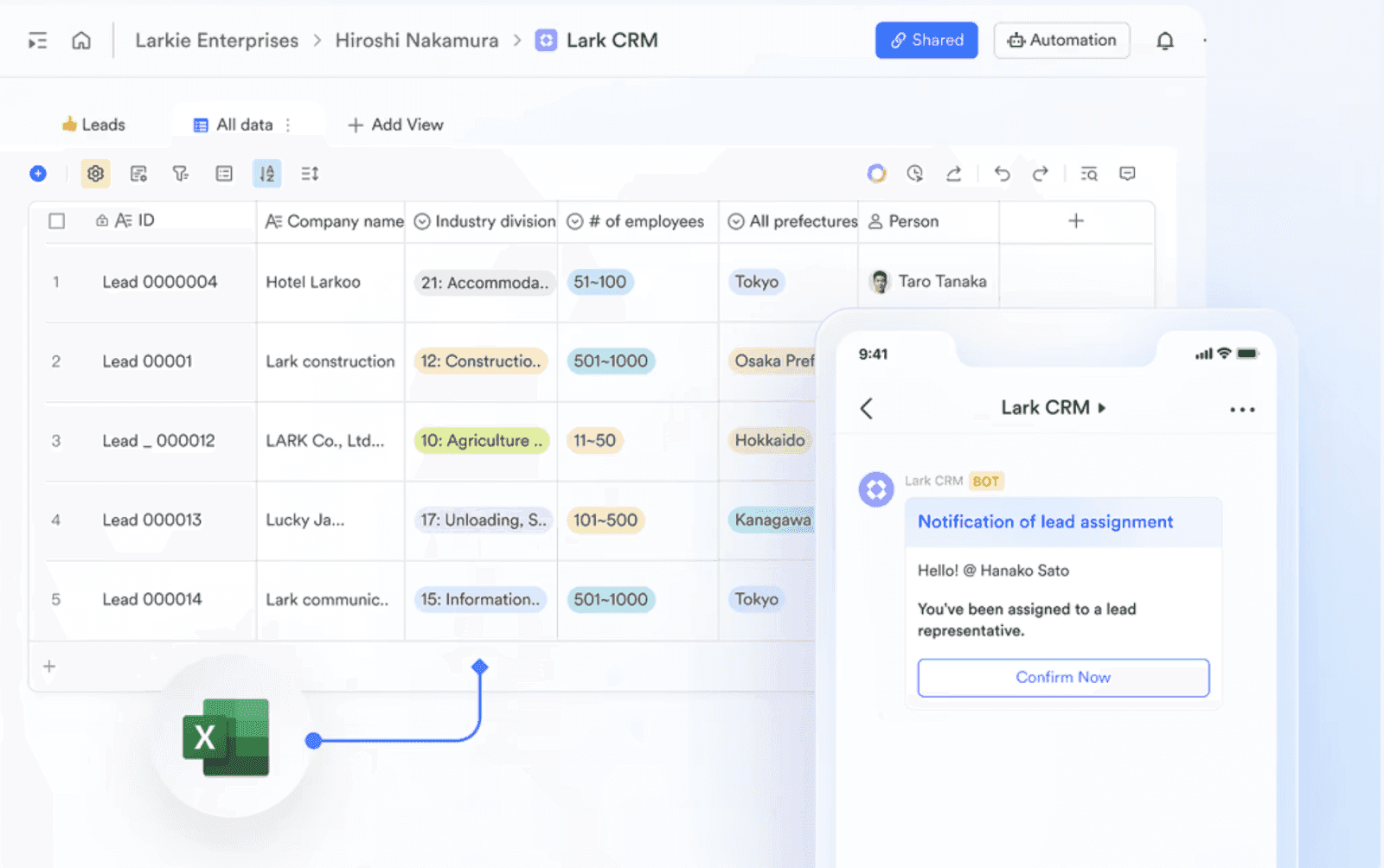 Accelerate Sales Responses & Automate Lead Distribution in Lark