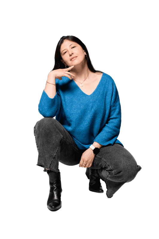 Women portrait in brown hair