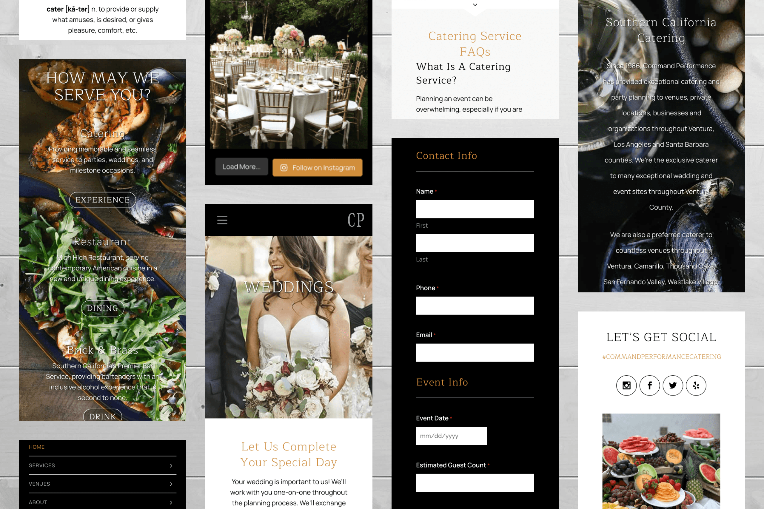 CP Catering Website