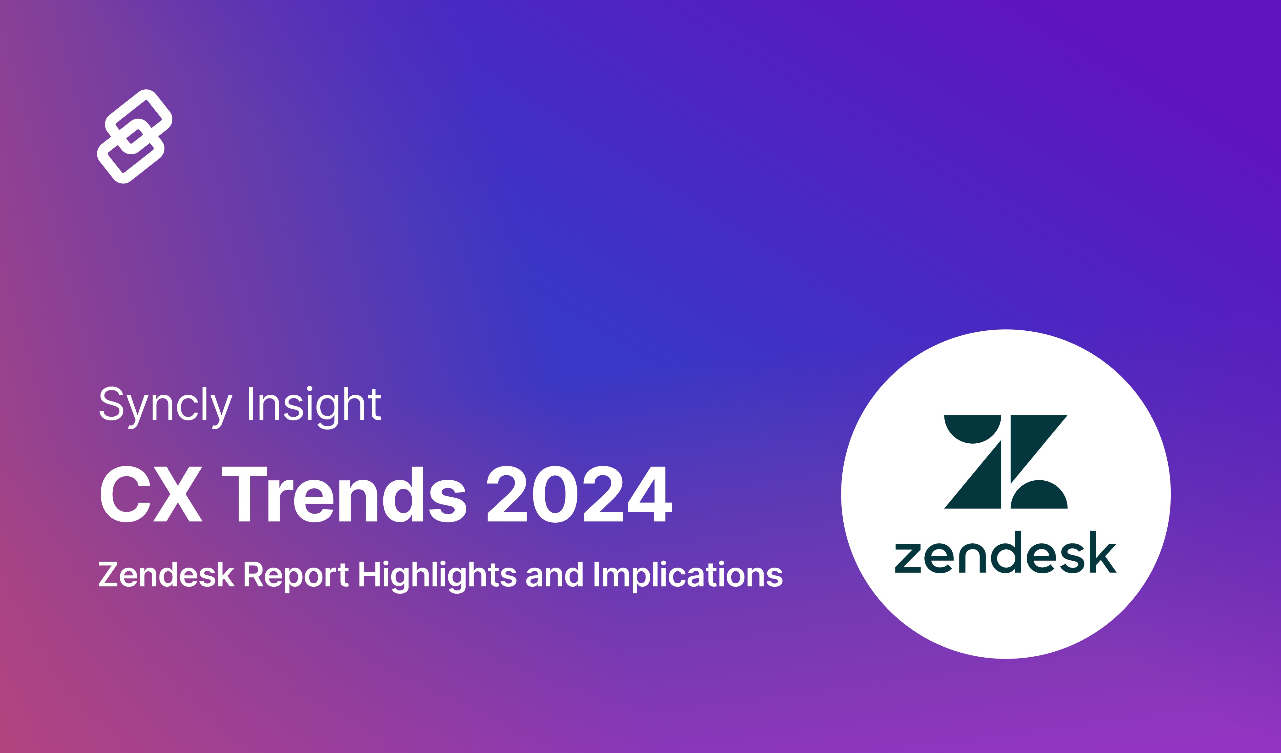 zendesk cx trends 2024 highlights and implications