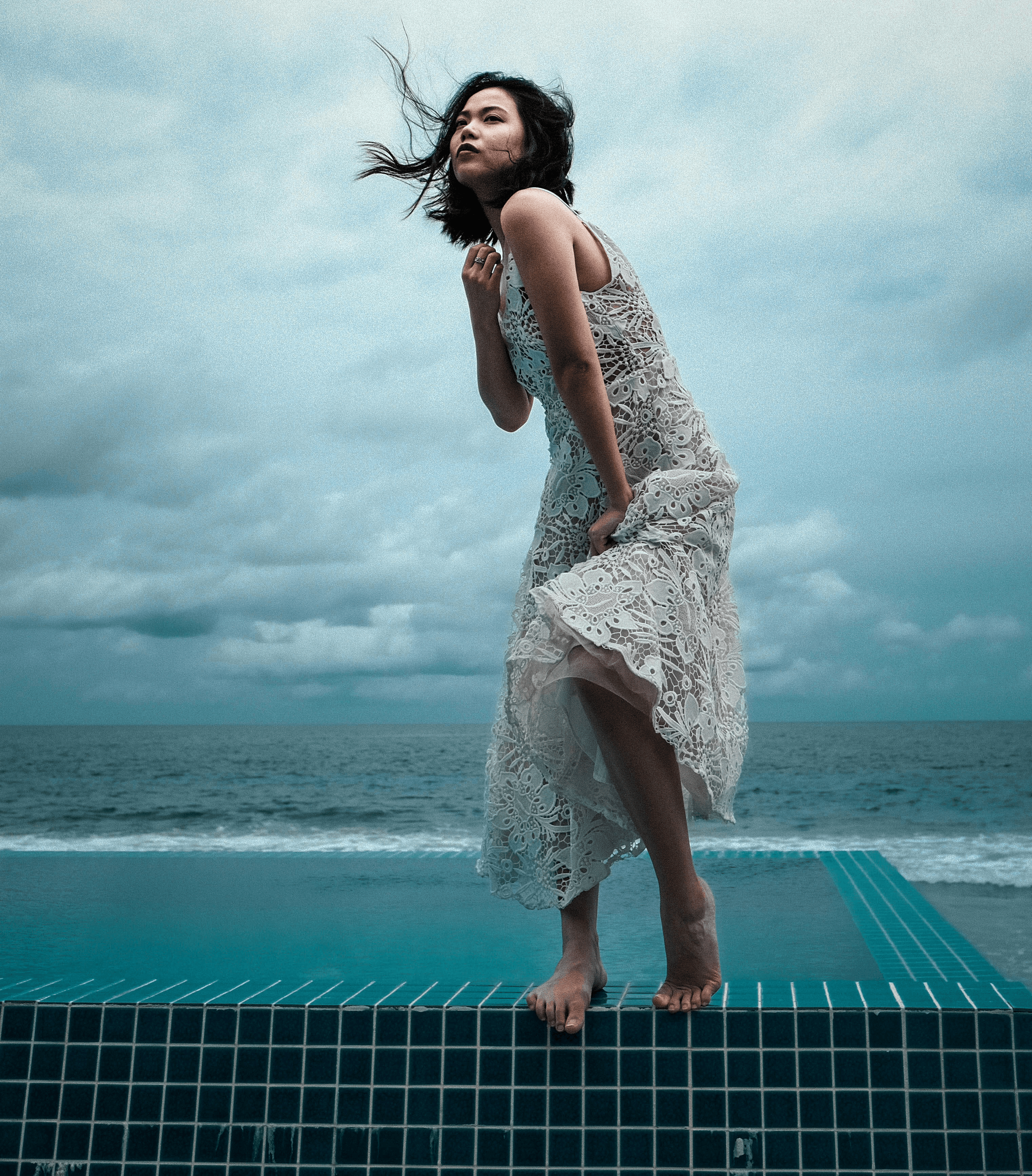 woman standing outdoors
