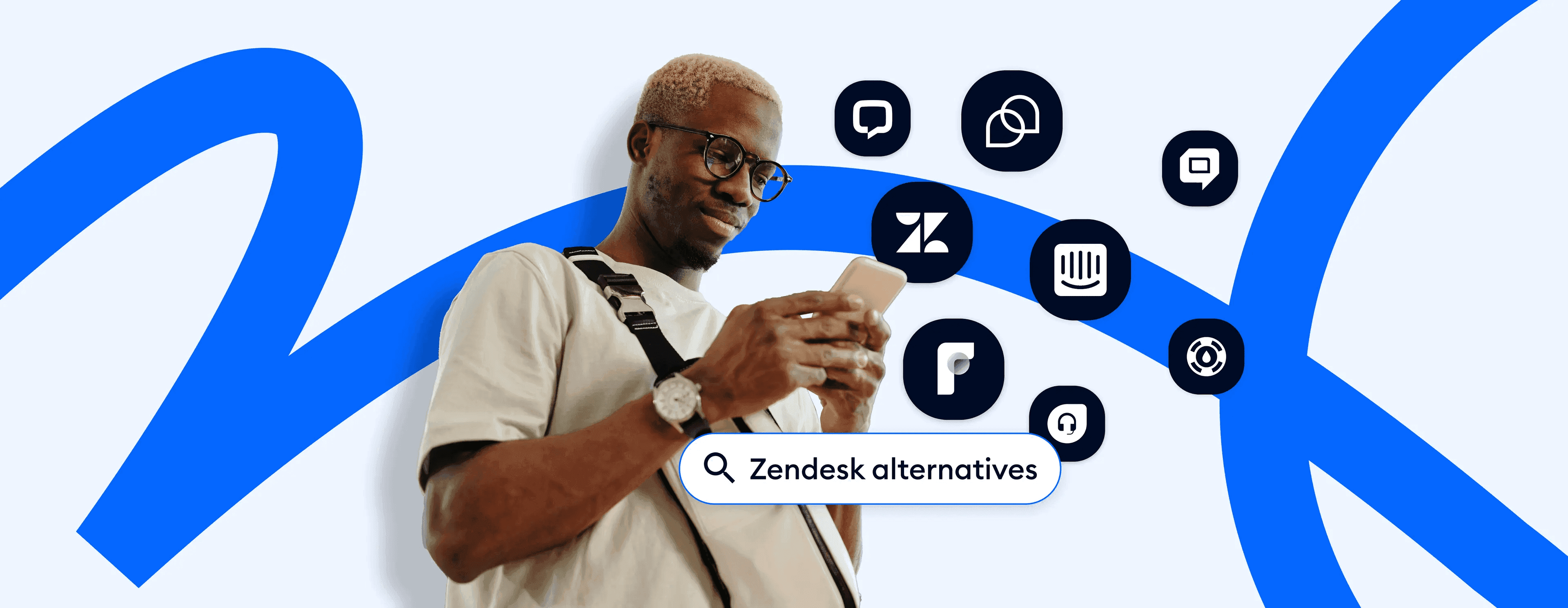 Man searching for Zendesk alternatives - Zendesk Alternatives