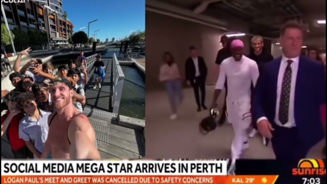 KSI & Logan Paul Touch Down in Perth